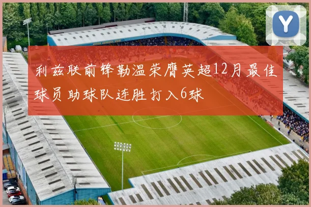 利兹联前锋勒温荣膺英超12月最佳球员助球队连胜打入6球